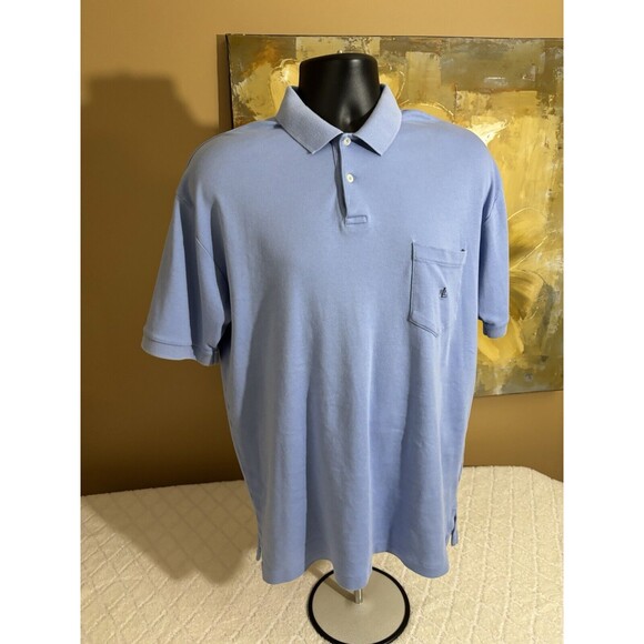 Lauren Ralph Lauren Light Blue Men’s Polo Front Pocket With Logo  Size Medium - Picture 4 of 13